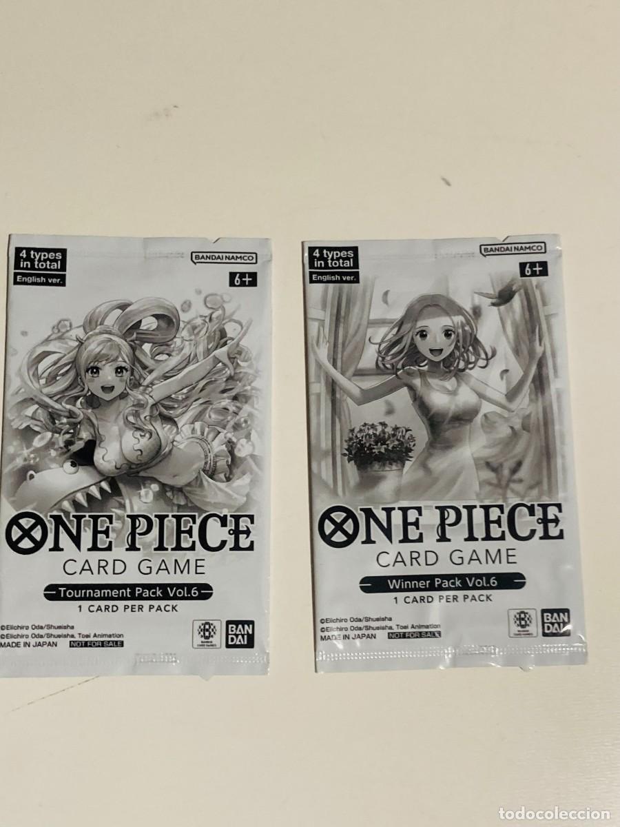 Trading cards: Lote Sobres One Piece TCG - Winner Pack + Tournament Pack Vol. 6