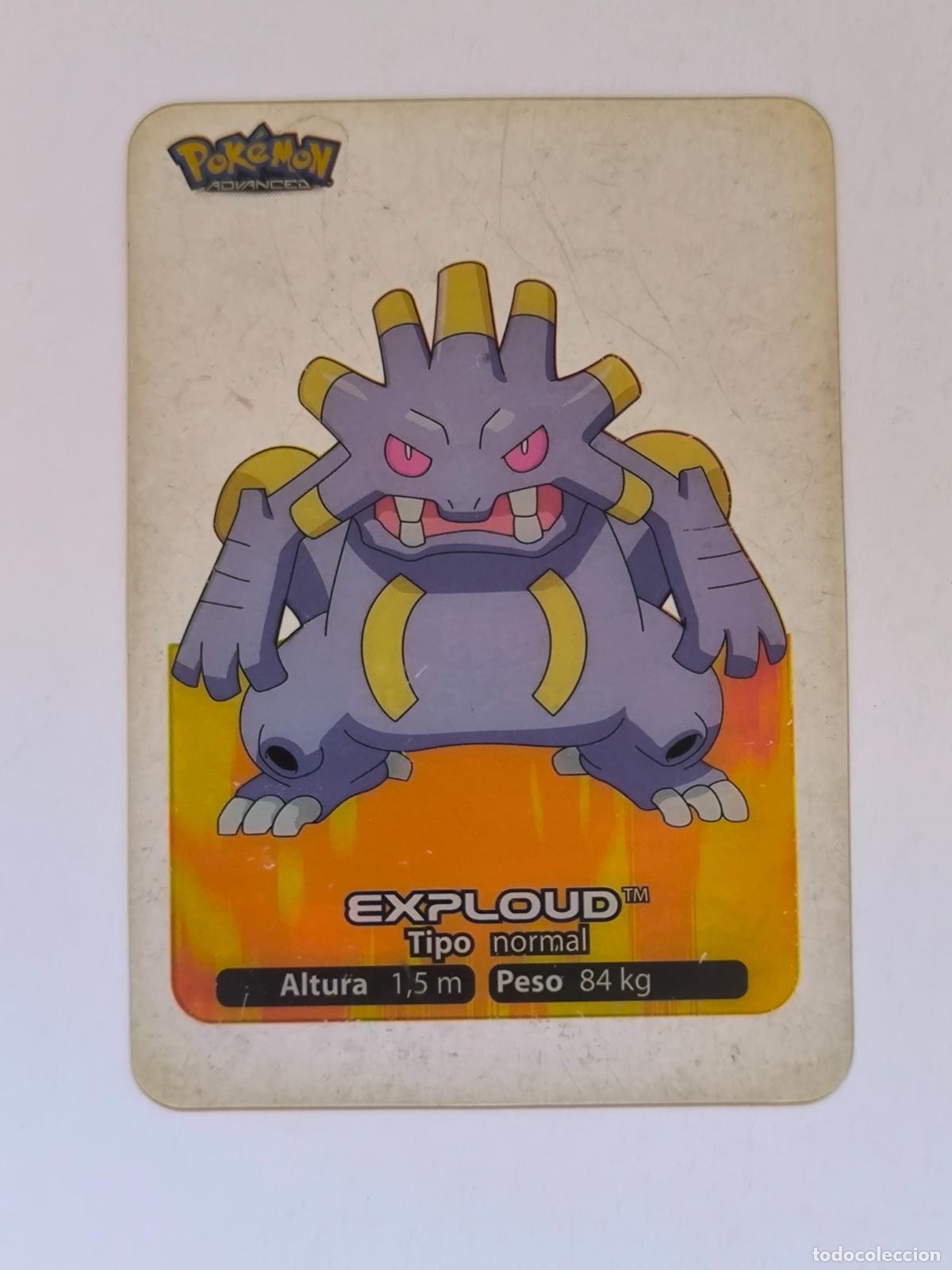 Trading cards: POKEMON ADVANCED LAMINCARDS - N&ordm; 053 / 53 EXPLOUD - CARD / CARTA - EDIBAS 2006 (9ZC2)