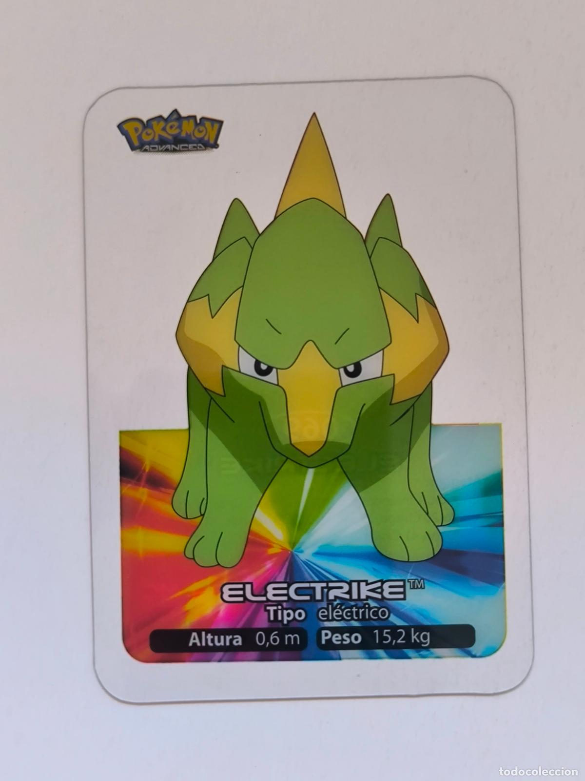 Trading cards: POKEMON ADVANCED LAMINCARDS - N&ordm; 069 / 69 ELECTRIKE - CARD / CARTA - EDIBAS 2006 (9ZC2)