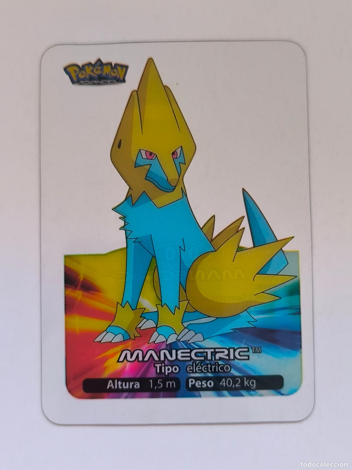 Trading cards: POKEMON ADVANCED LAMINCARDS - N&ordm; 070 / 70 MANECTRIC - CARD / CARTA - EDIBAS 2006 (9ZC2)