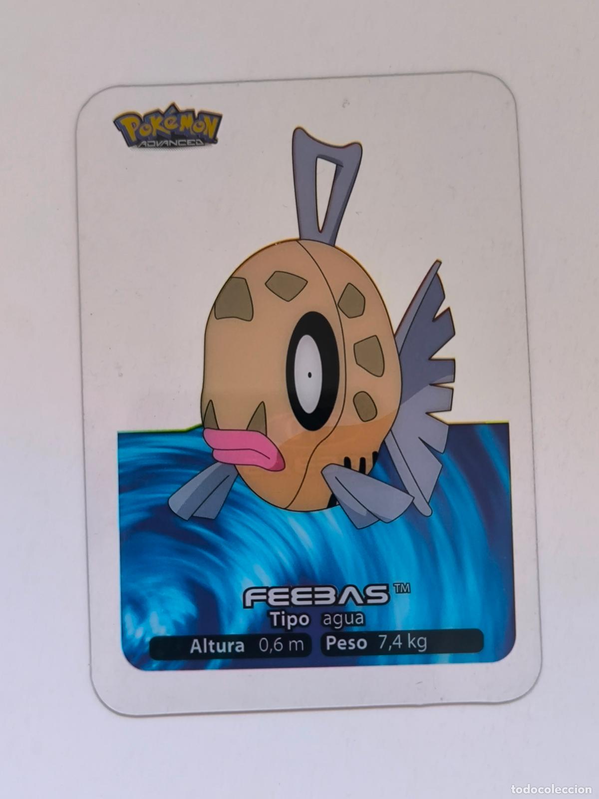 Trading cards: POKEMON ADVANCED LAMINCARDS - N&ordm; 110 FEEBAS - CARD / CARTA - EDIBAS 2006 (9ZC2)