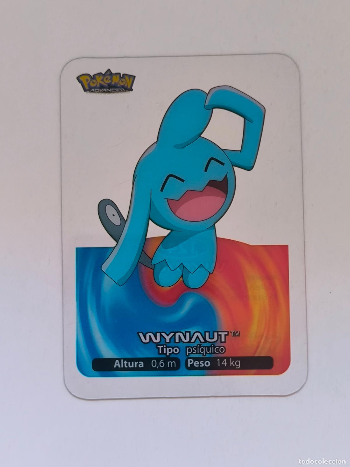 Trading cards: POKEMON ADVANCED LAMINCARDS - N&ordm; 124 WYNAUT - CARD / CARTA - EDIBAS 2006 (9ZC2)