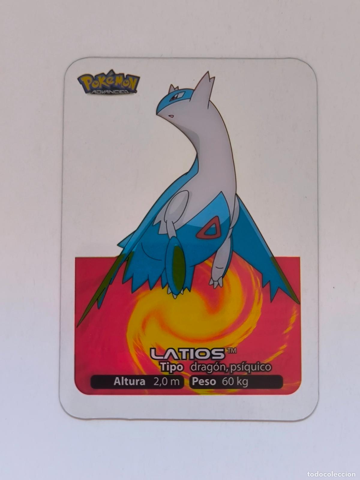 Trading cards: POKEMON ADVANCED LAMINCARDS - N&ordm; 145 LATIOS - CARD / CARTA - EDIBAS 2006 (9ZC2)