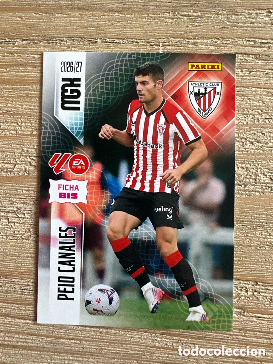 Cartas Colecion&aacute;veis: PEIO CANALES ATHLETIC CLUB 47 BIS 2&ordf; EDICION MEGACRACKS 2026/27 26-27 26 27 MGK PANINI