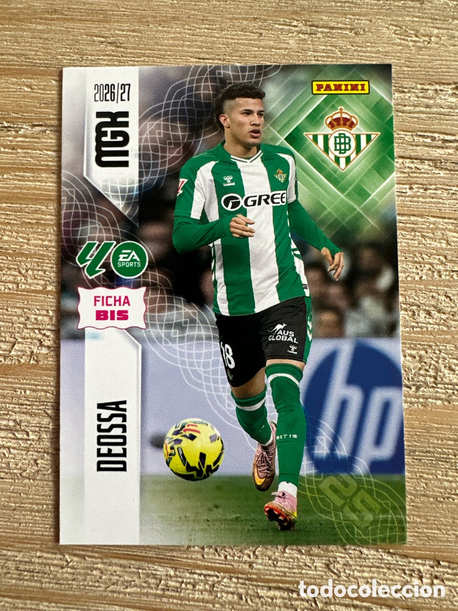 Trading cards: DEOSSA REAL BETIS 100 BIS 2&ordf; EDICION MEGACRACKS 2026/27 26-27 26 27 MGK PANINI