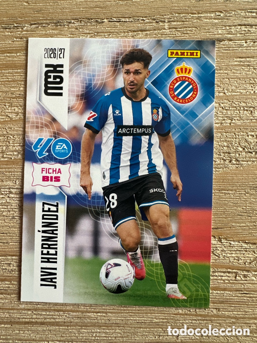 Trading cards: JAVI HERNANDEZ ESPANYOL 175 BIS 2&ordf; EDICION MEGACRACKS 2026/27 26-27 26 27 MGK PANINI