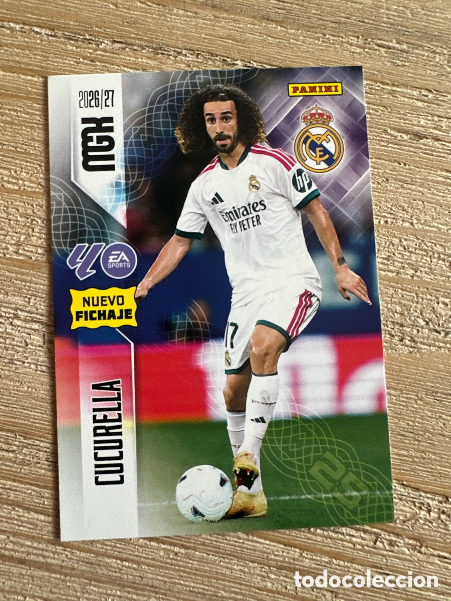 Trading cards: CUCURELLA REAL MADRID 451 NUEVO FICHAJE 2&ordf; EDICION MEGACRACKS 2026/27 26-27 26 27 MGK PANINI