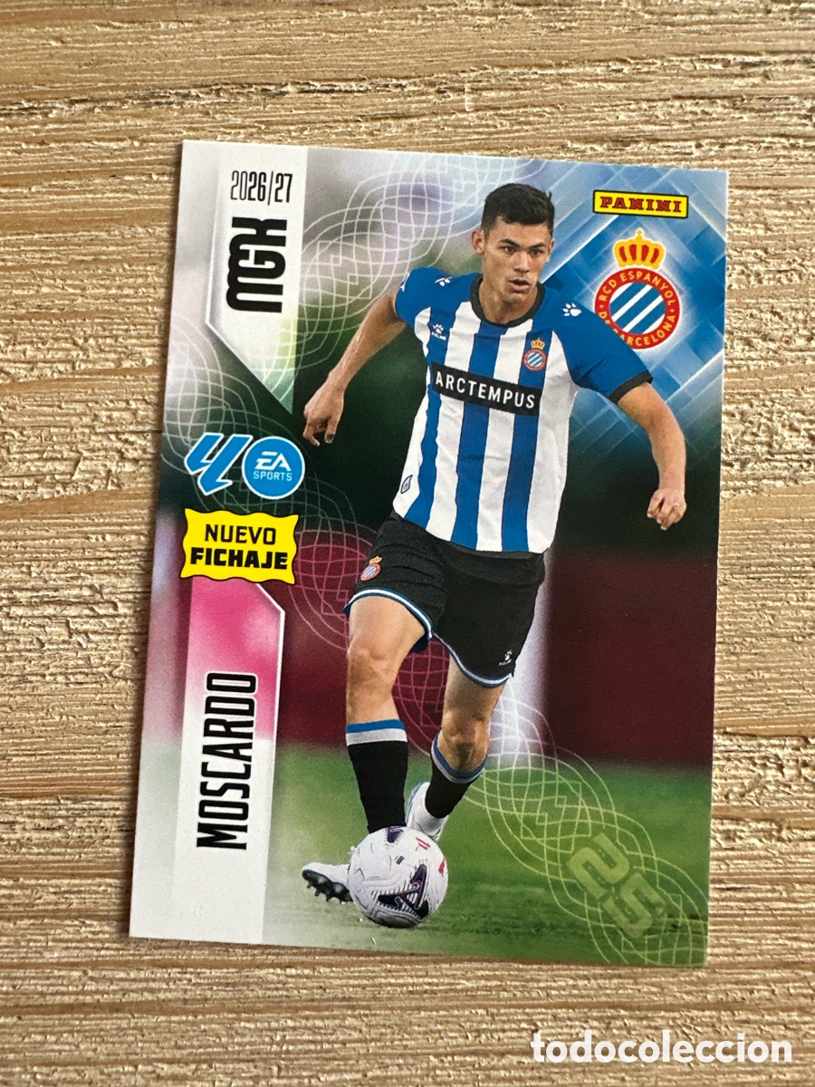 Trading cards: MOSCARDO ESPANYOL 482 NUEVO FICHAJE 2&ordf; EDICION MEGACRACKS 2026/27 26-27 26 27 MGK PANINI