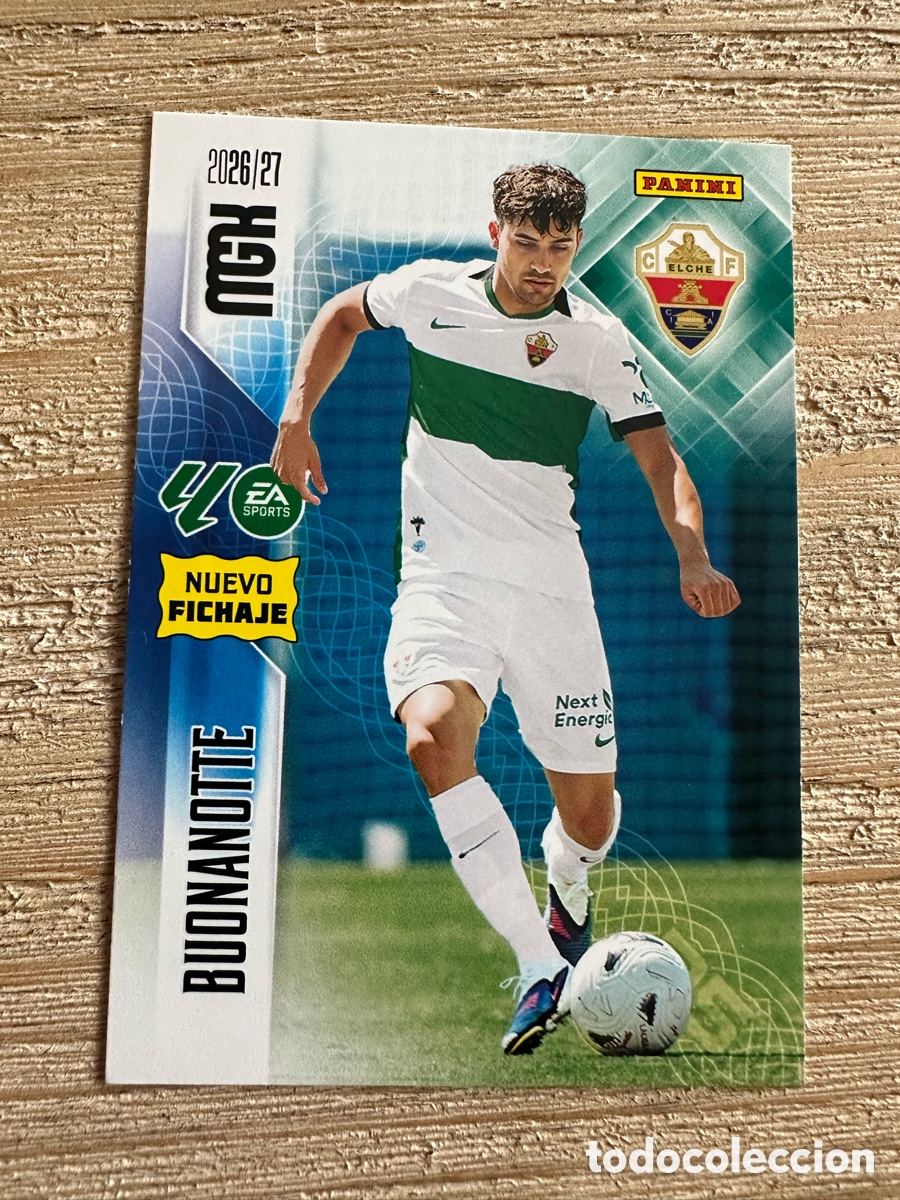 Trading cards: BUONANOTTE ELCHE 480 NUEVO FICHAJE 2&ordf; EDICION MEGACRACKS 2026/27 26-27 26 27 MGK PANINI
