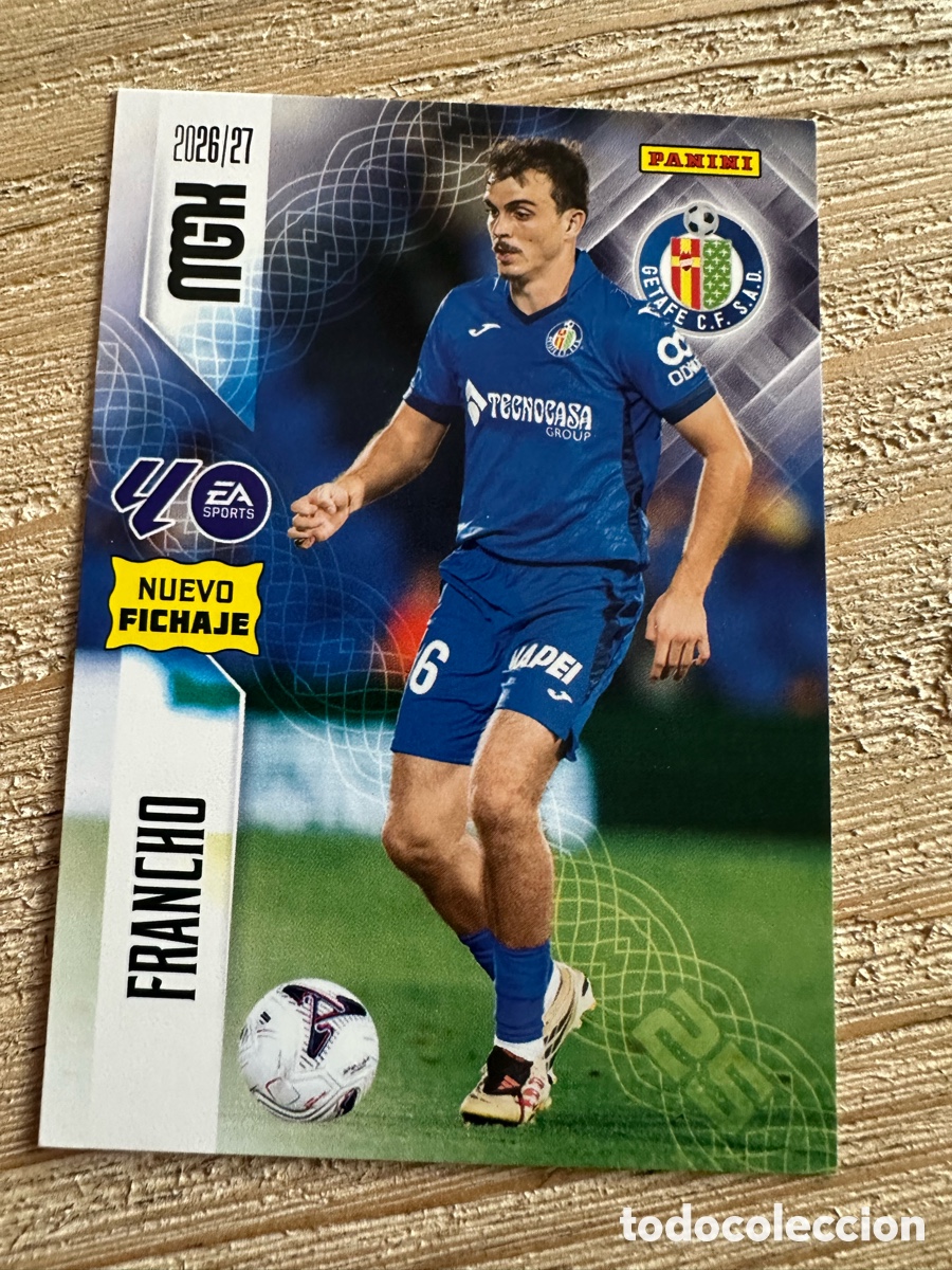 Trading cards: FRANCHO GETAFE 479 NUEVO FICHAJE 2&ordf; EDICION MEGACRACKS 2026/27 26-27 26 27 MGK PANINI