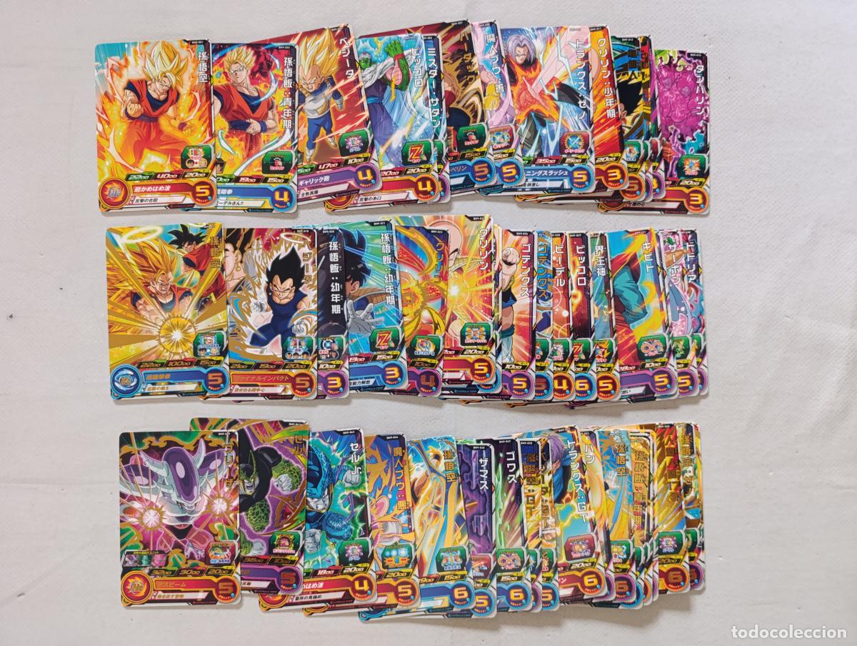 Trading cards: LOTE 48 CARTAS SUPER DRAGON BALL HEROES - BIG BANG MISSION SERIE BM9 - BANDAI JAPON CARDS (Q7Dw)