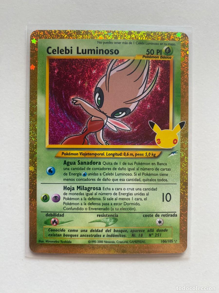 Trading cards: Celebi Luminoso 30 Aniversario Pokemon - NM / Impecable