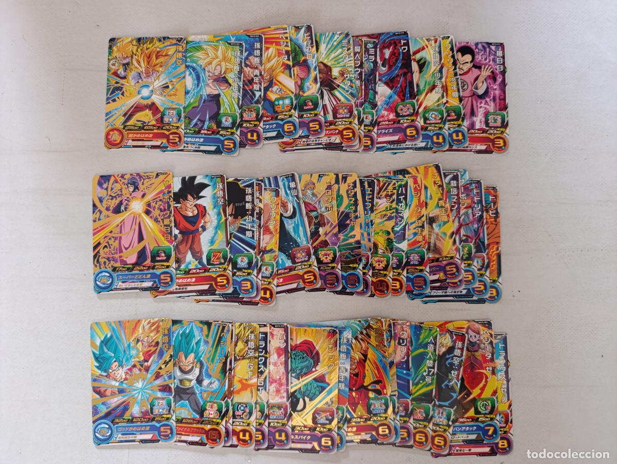 Trading cards: LOTE 46 CARTAS SUPER DRAGON BALL HEROES - BIG BANG MISSION SERIE BM10 - BANDAI JAPON CARDS (D7Aw)