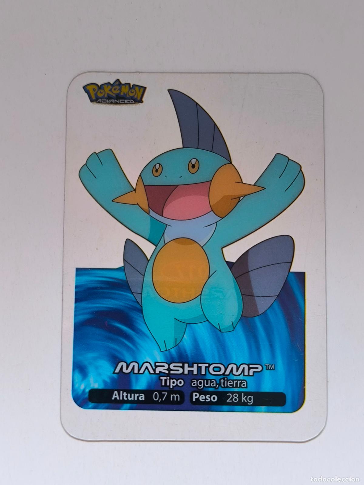 Trading cards: POKEMON ADVANCED LAMINCARDS - N&ordm; 017 / 17 MARSHTOMP - CARD / CARTA - EDIBAS 2006 (9ZC3)