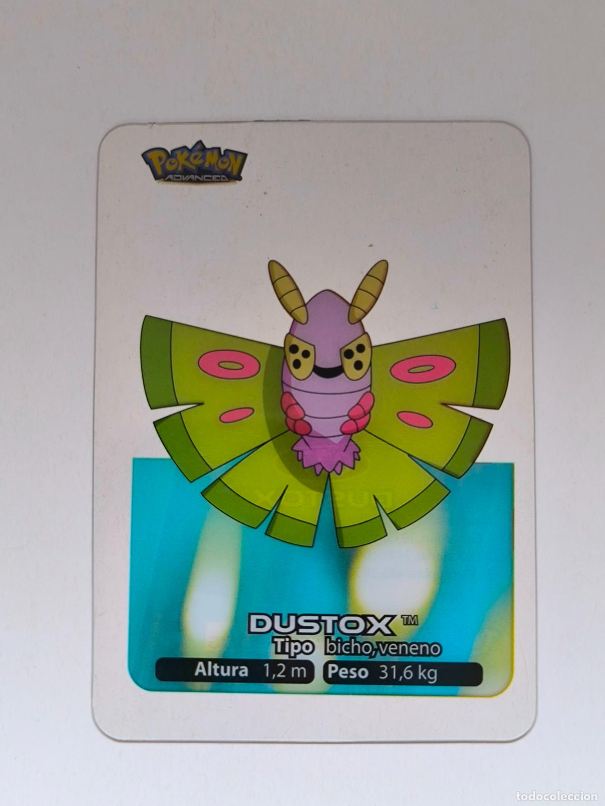 Trading cards: POKEMON ADVANCED LAMINCARDS - N&ordm; 027 / 27 DUSTOX - CARD / CARTA - EDIBAS 2006 (9ZC3)