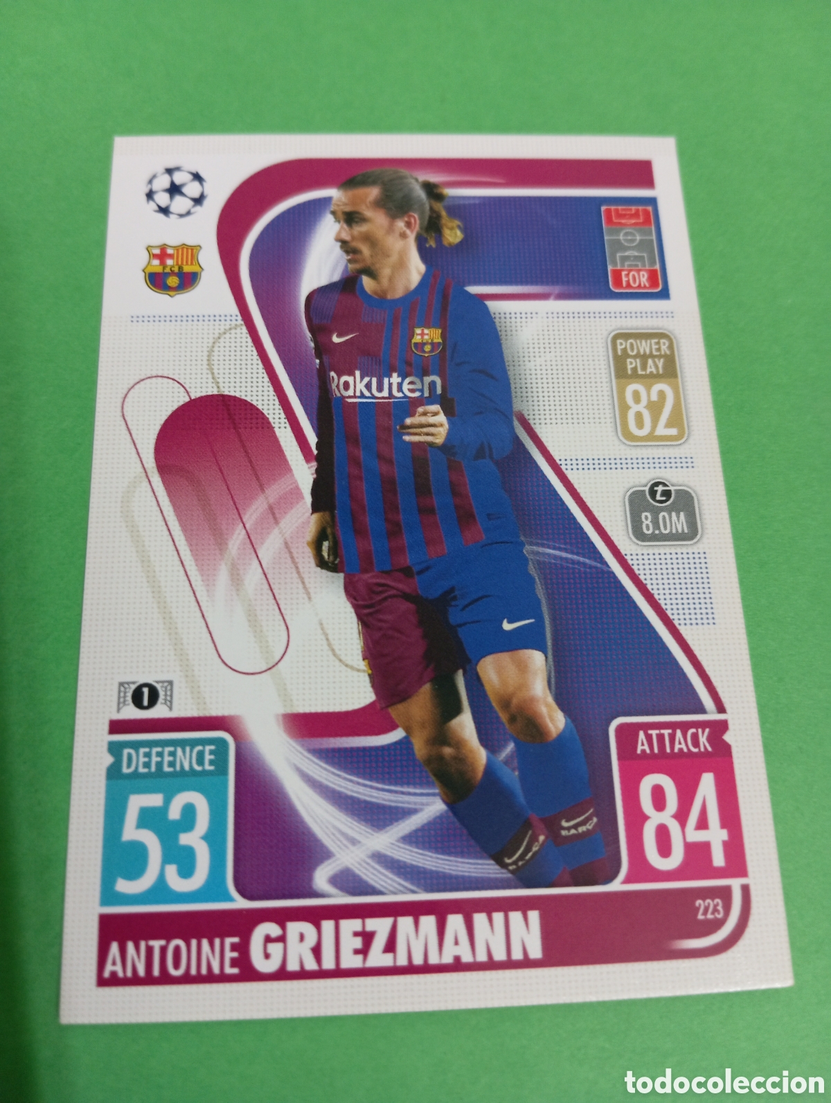 Trading cards: Griezmann Barcelona n&deg;223 / TOPPS MATCH ATTAX 2021/2022
