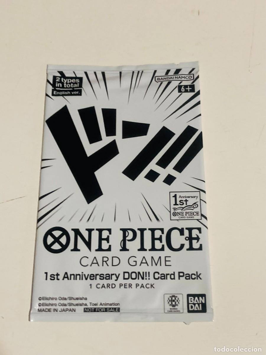 Trading cards: Sobre One Piece TCG - 1st Anniversary DON!! Card Pack - SELLADO