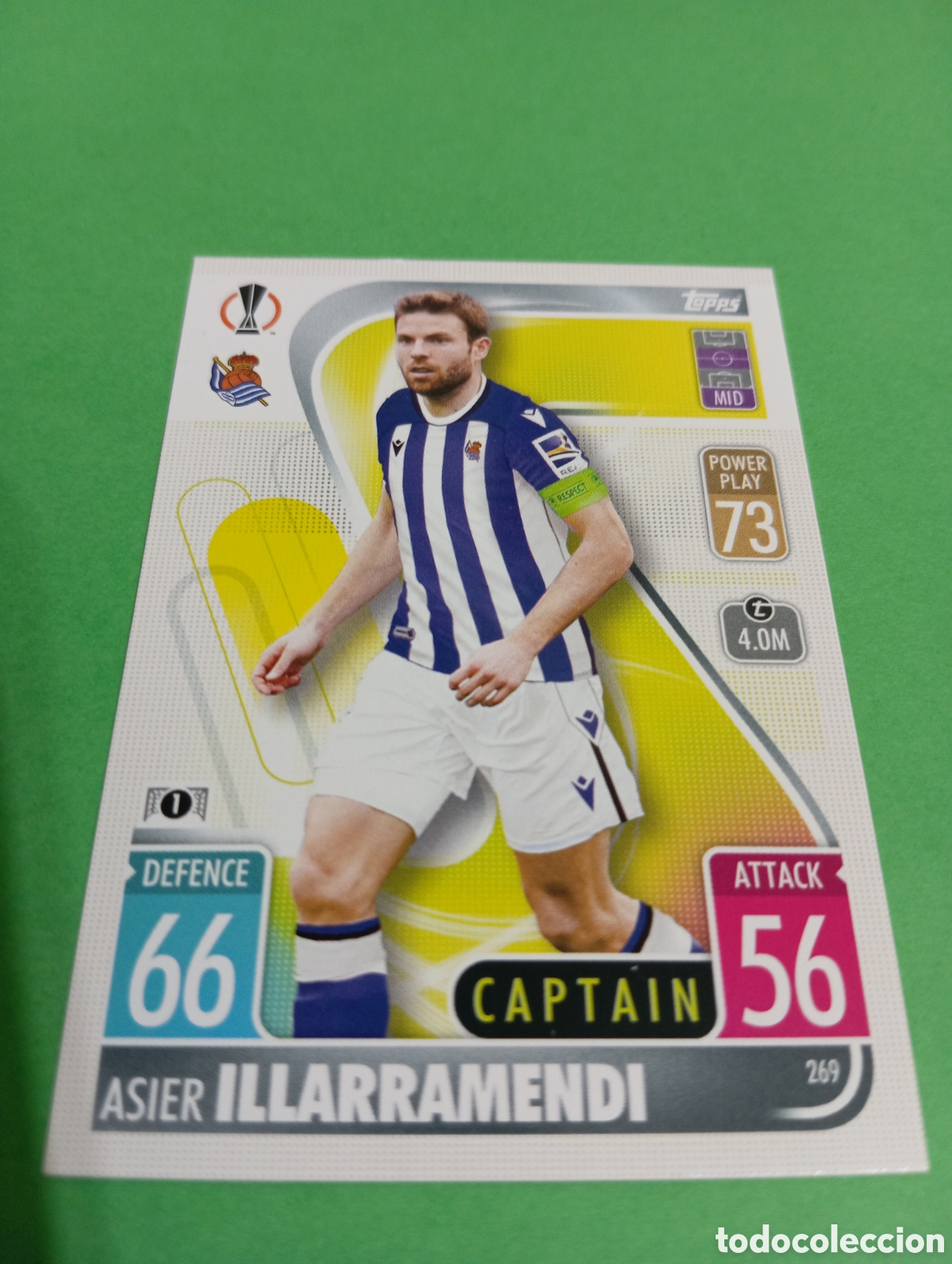 Trading cards: Illarramendi Real Sociedad n&deg;269 / TOPPS MATCH ATTAX 2021/2022