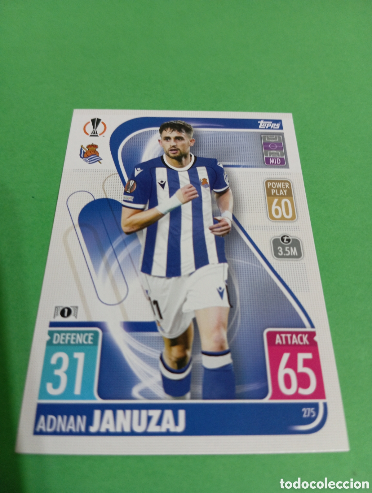 Trading cards: Januzaj Real Sociedad n&deg;275 / TOPPS MATCH ATTAX 2021/2022