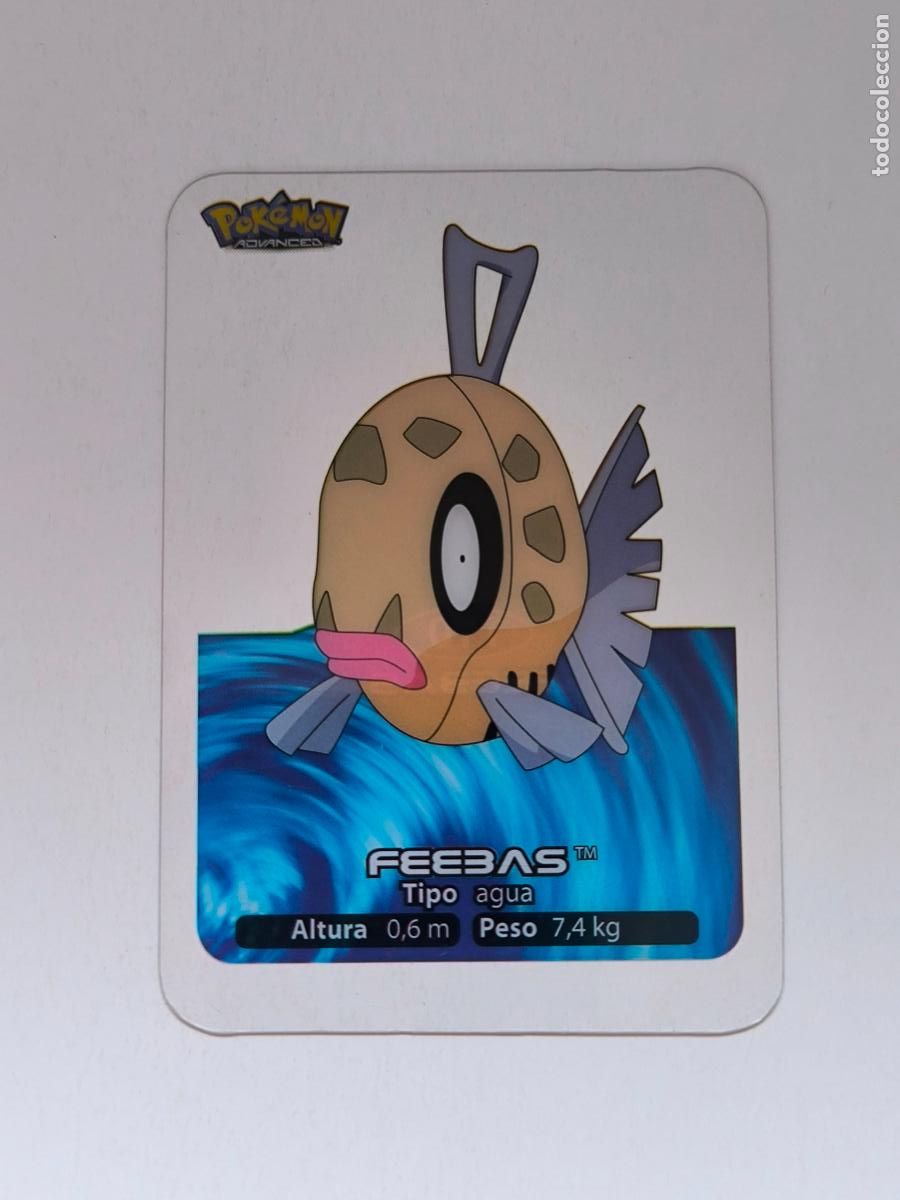 Trading cards: POKEMON ADVANCED LAMINCARDS - N&ordm; 110 FEEBAS - CARD / CARTA - EDIBAS 2006 (9ZC3)