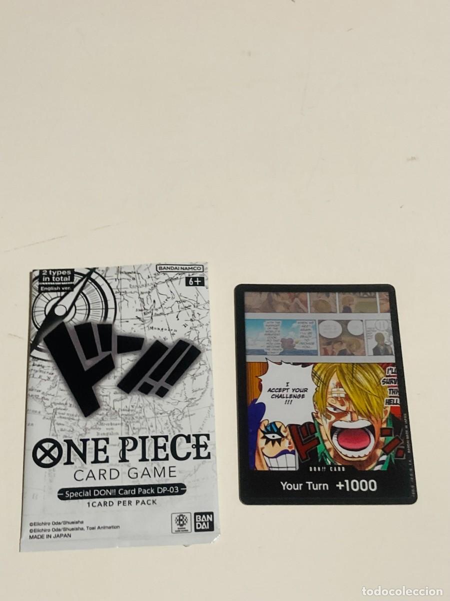 Trading cards: Carta One Piece TCG - Special DON!! Sanji Manga Art DP-03 Promo