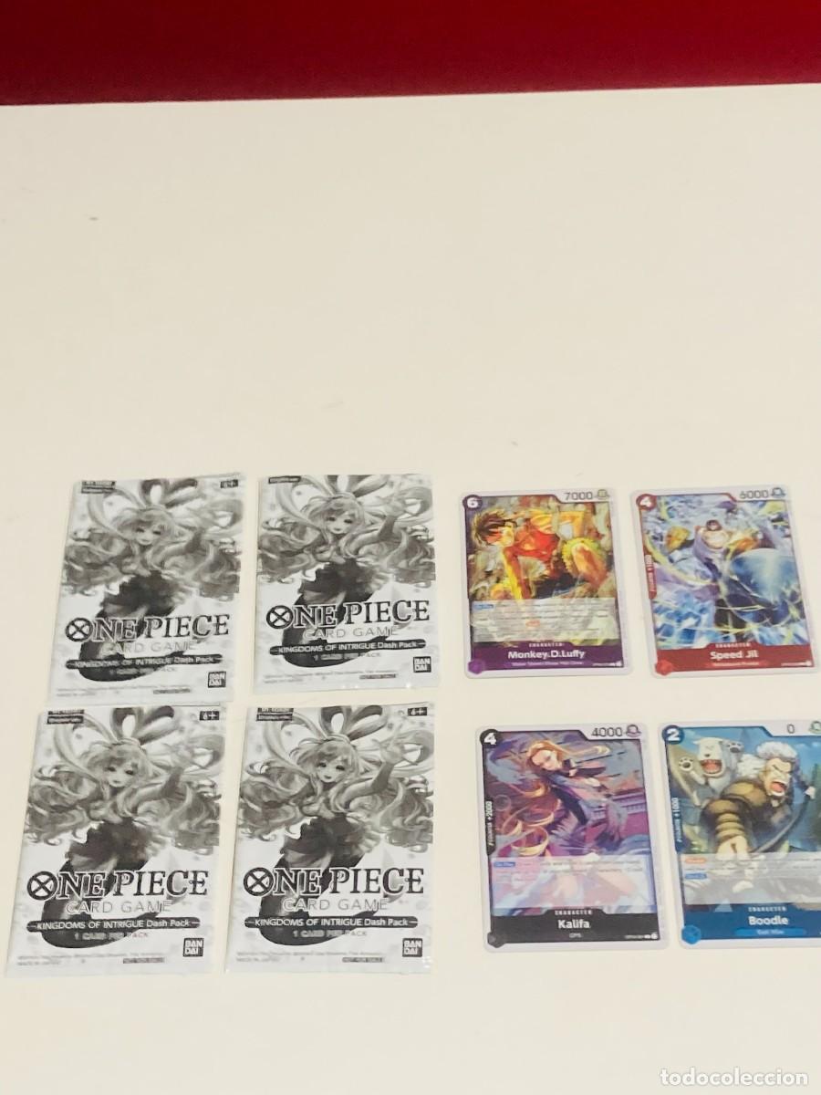 Trading cards: Lote 4 Cartas One Piece TCG - Dash Pack Kingdoms of Intrigue Promo