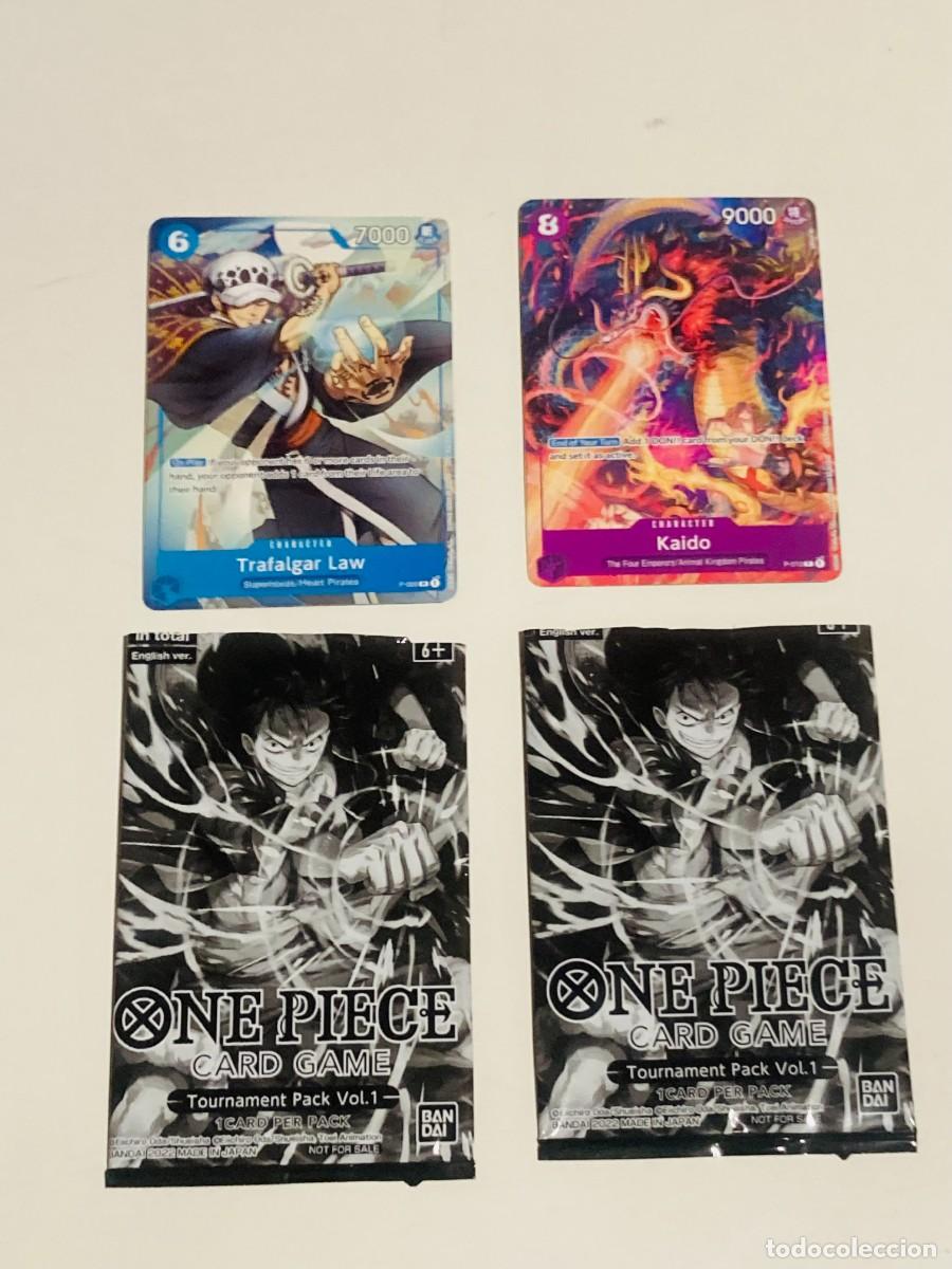 Trading cards: Lote 2 Cartas One Piece TCG - Tournament Pack Vol.1 Promo Holo