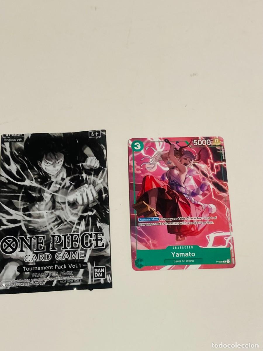 Trading cards: Carta One Piece TCG - Yamato P-008 Tournament Pack Vol.1 Promo Holo