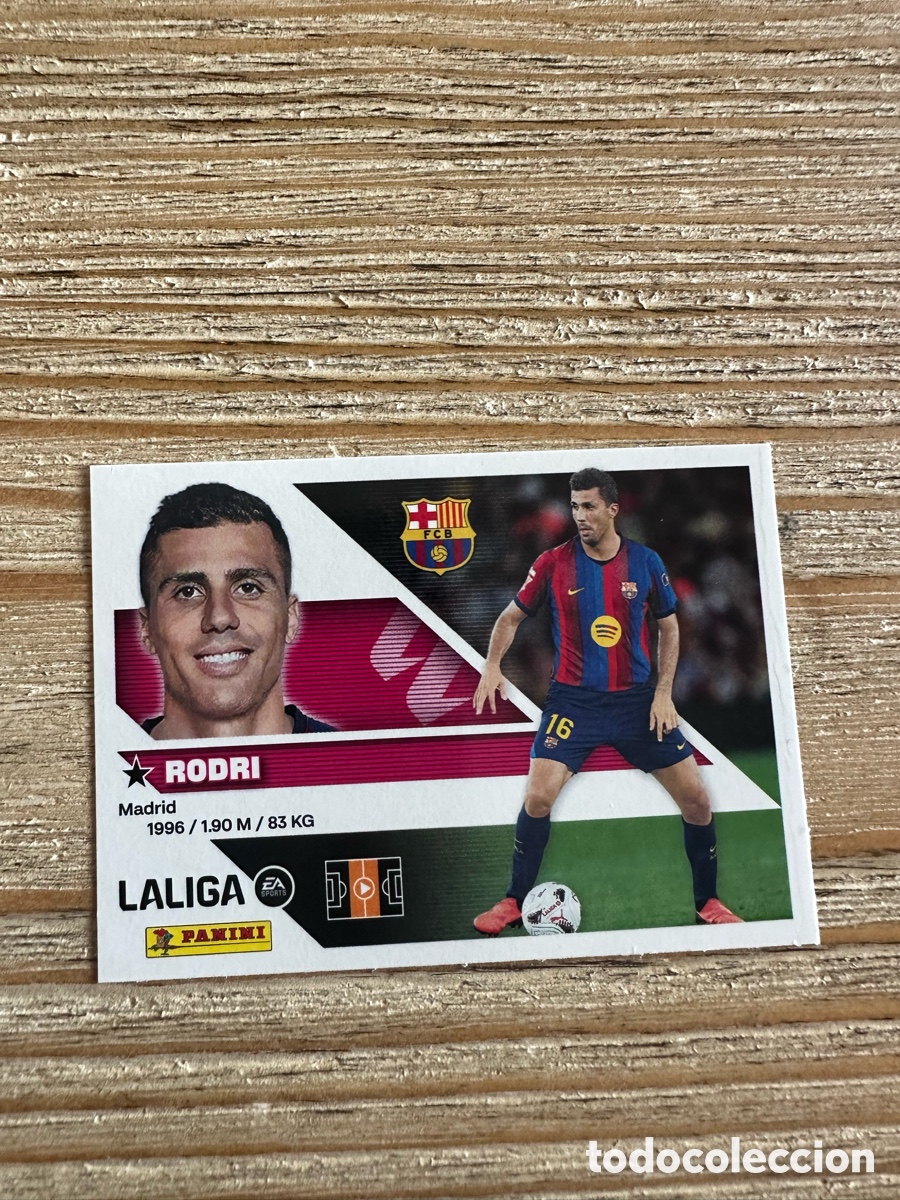 Sammelkarten: RODRI FC BARCELONA FICHAJE 40 3&ordf; EDICION LIGA ESTE 2026/27 26-27 26 27 PANINI