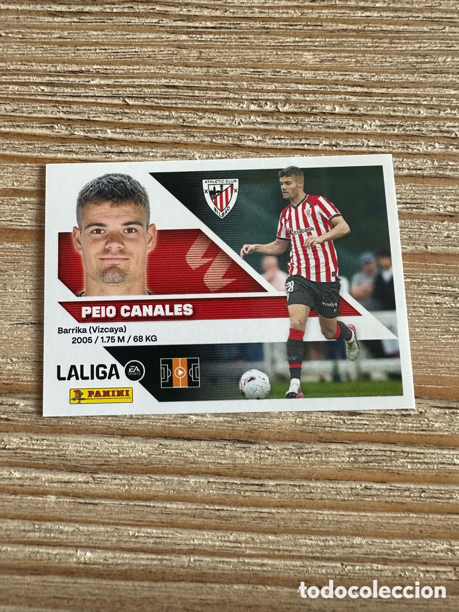 Trading cards: PEIO CANALES ATHLETIC FICHAJE 35 3&ordf; EDICION LIGA ESTE 2026/27 26-27 26 27 PANINI
