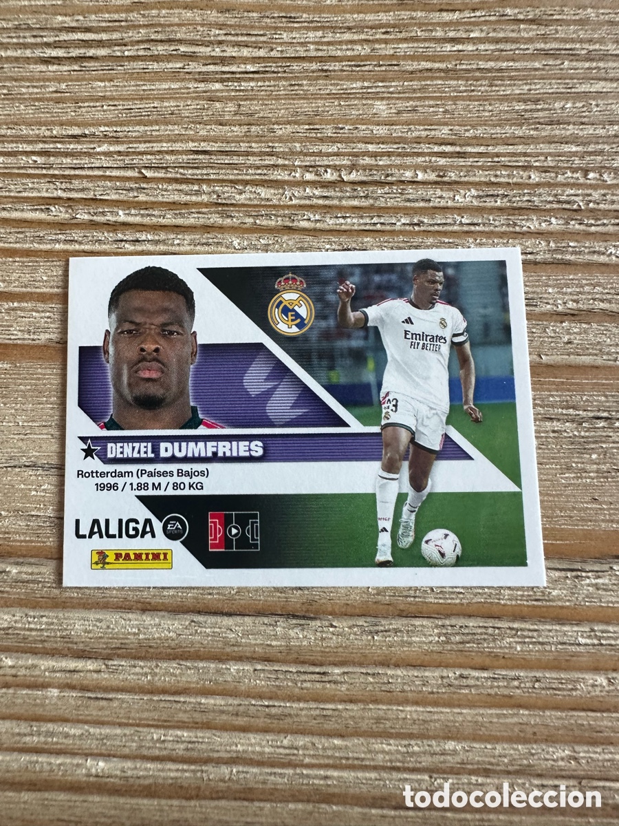 Trading cards: DUMFRIES REAL MADRID FICHAJE 3 2&ordf; EDICION LIGA ESTE 2026/27 26-27 26 27 PANINI