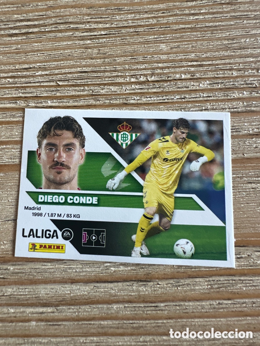 Trading cards: DIEGO CONDE REAL BETIS 4 BIS COLOCA 2&ordf; EDICION LIGA ESTE 2026/27 26-27 26 27 PANINI