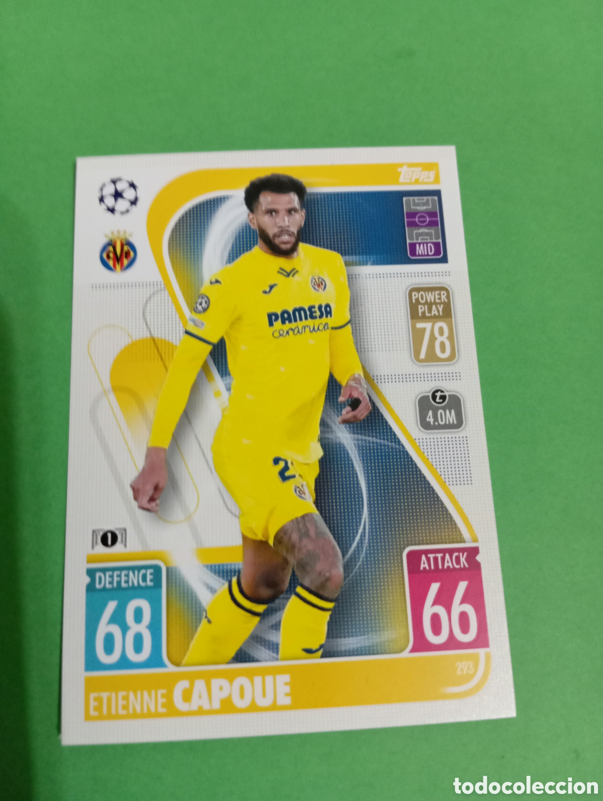 Trading cards: Capoue Villarreal n&deg;293 / TOPPS MATCH ATTAX 2021/2022