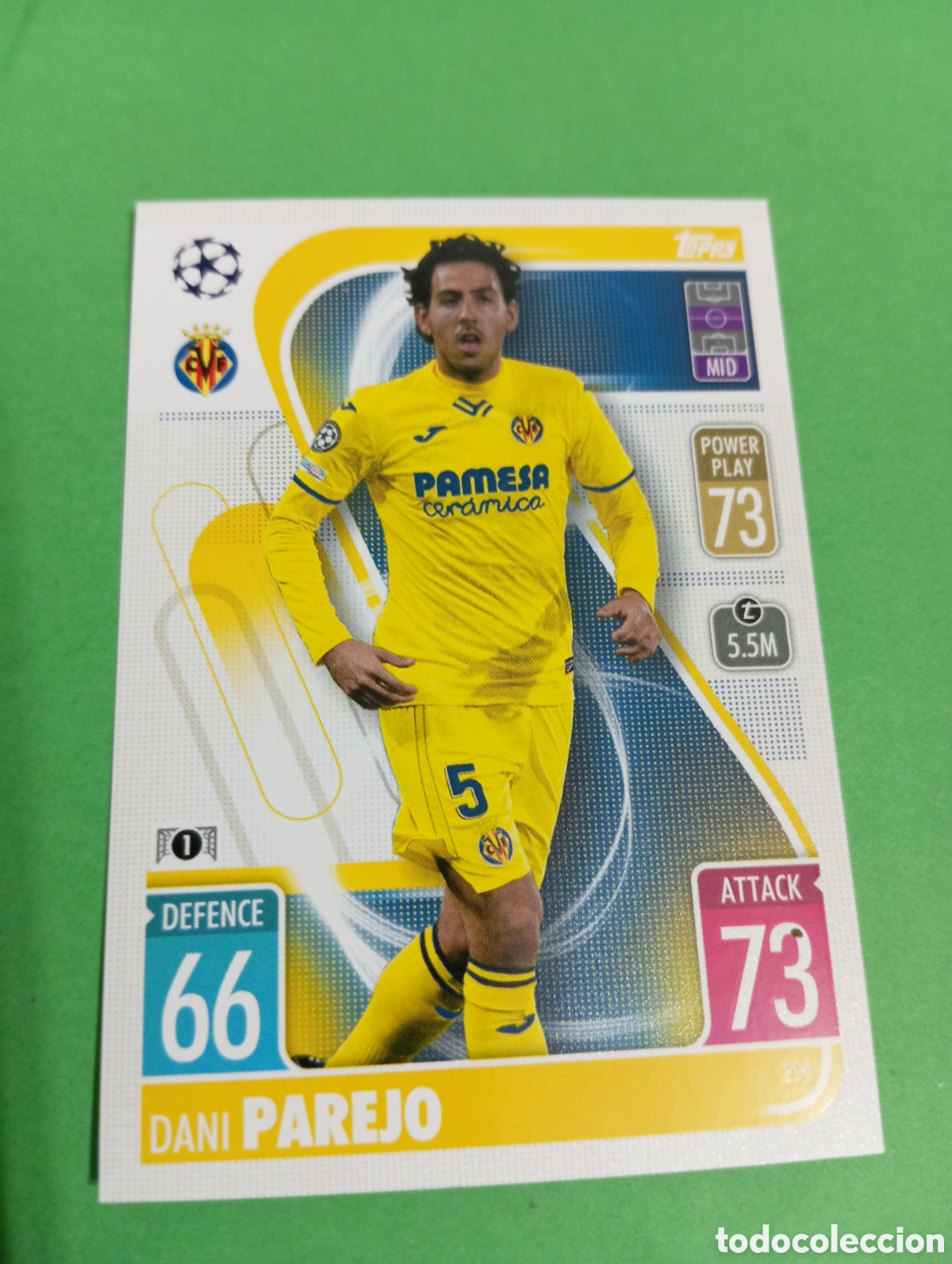 Trading cards: Parejo Villarreal n&deg;294 / TOPPS MATCH ATTAX 2021/2022