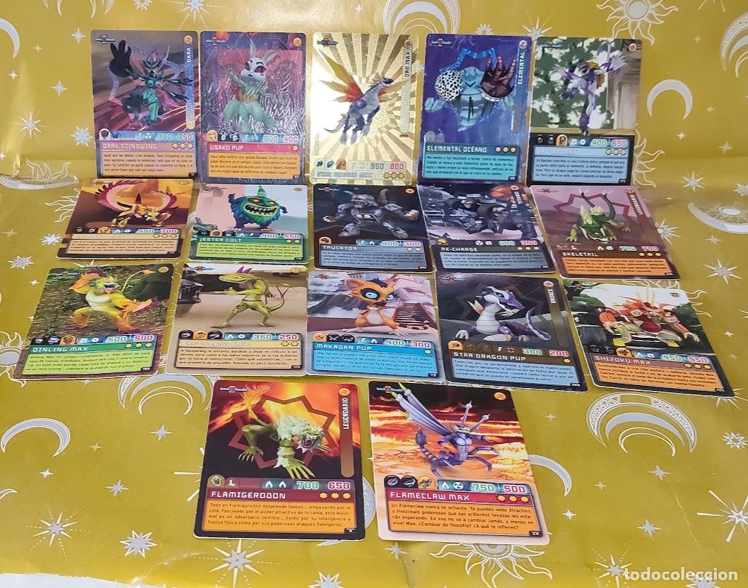 Trading cards: Lote 17 cartas Invizimals Criaturas Secretas Panini 2023 - especiales - Star Dragon Max
