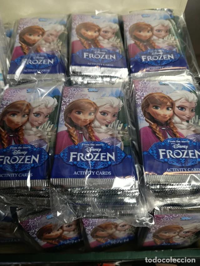 Trading cards: 500 sobres FROZEN + 10 ALBUMES + 10 LATAS MINI TIN