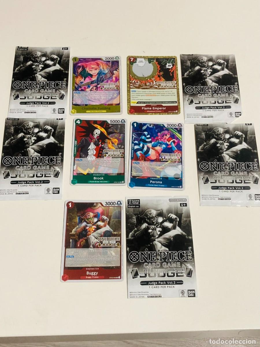 Trading cards: Lote 5 Cartas One Piece TCG - Judge Pack Vol. 2 Oficial Promos Holo