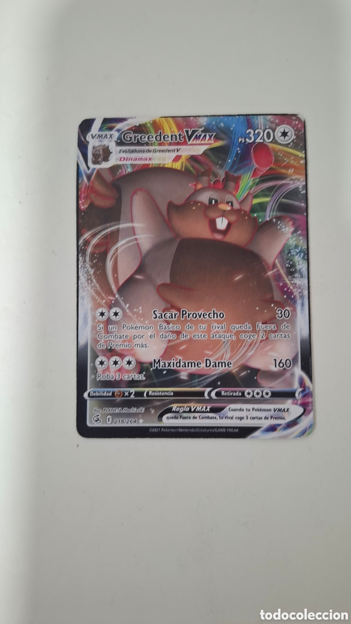 Trading cards: CARTA POKEMON CARD GREEDENT VMAX