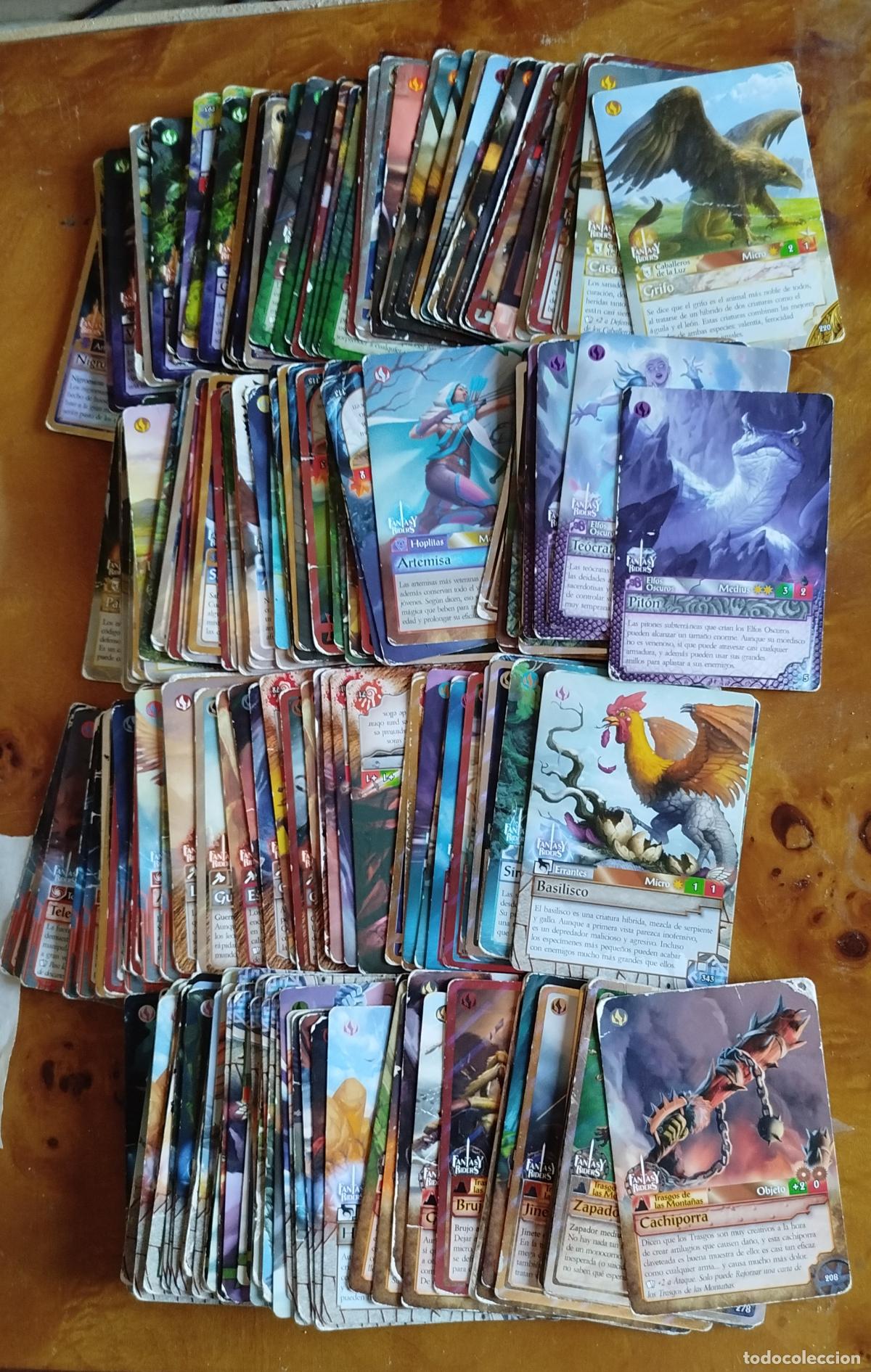 Trading cards: LOTE 200 TRADING CARD FANTASY RIDERS ALBUM FANTASY RIDERS PANINI