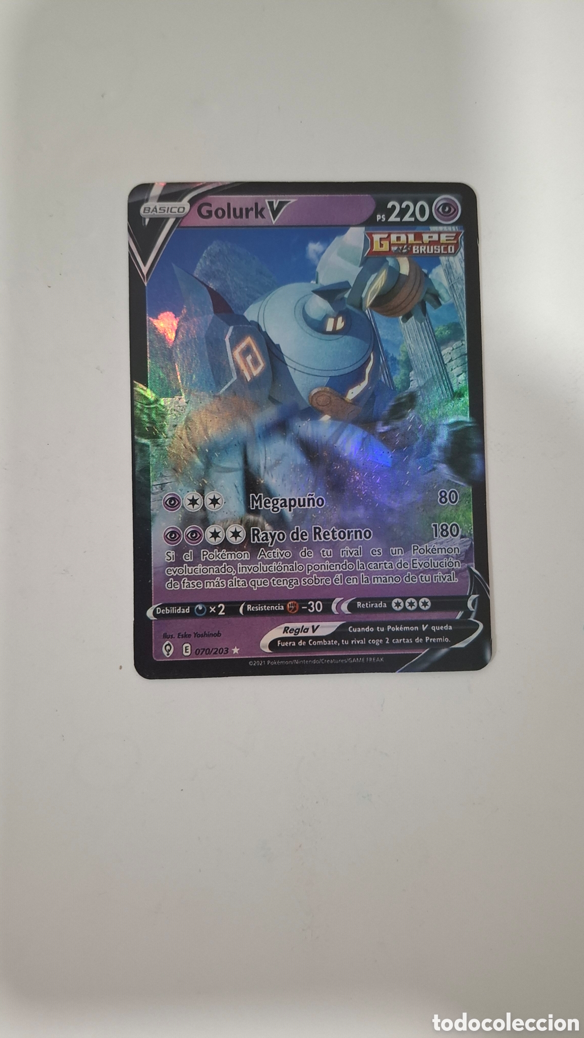 Trading cards: CARTA POKEMON CARD GOLURK V
