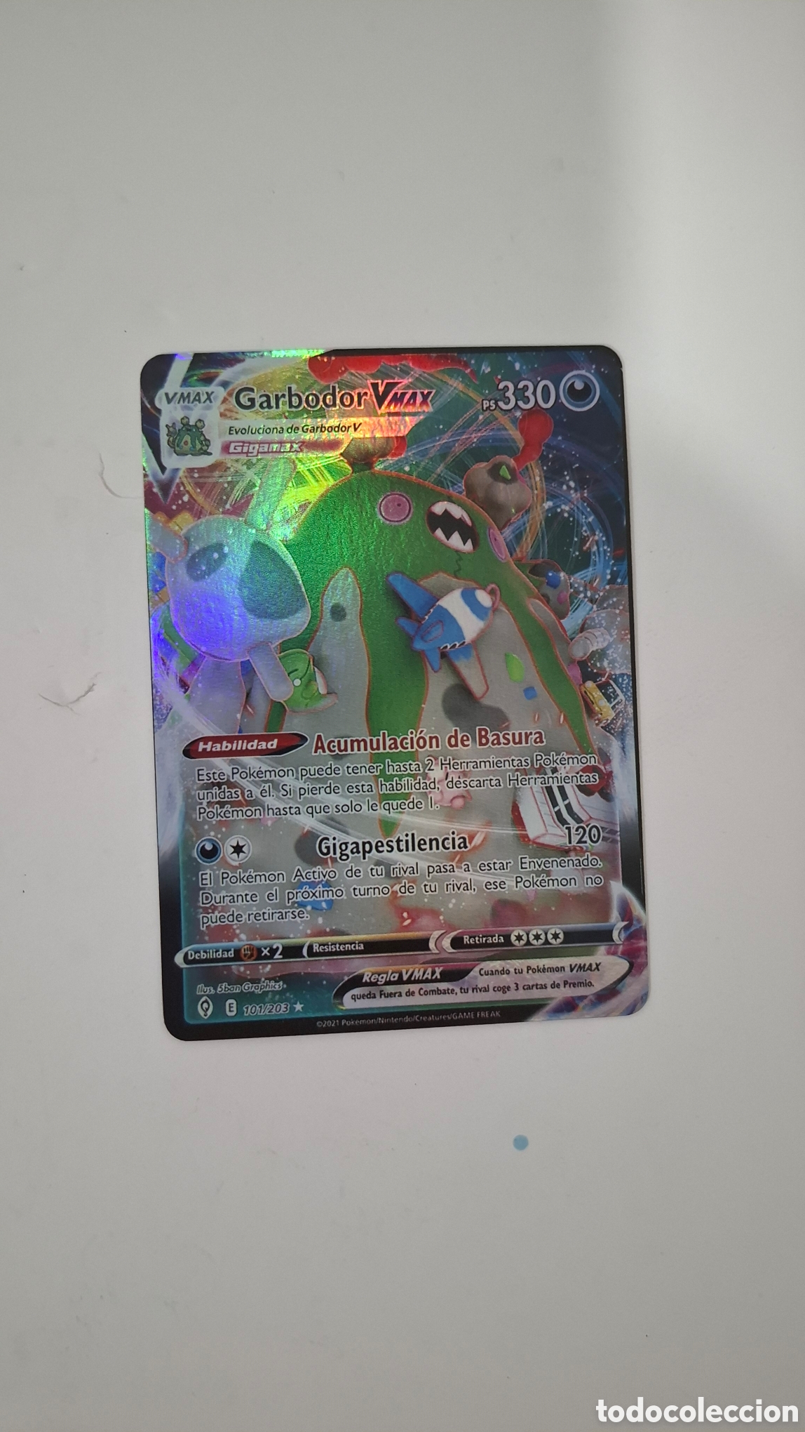 Trading cards: CARTA POKEMON CARD GARBODOR VMAX
