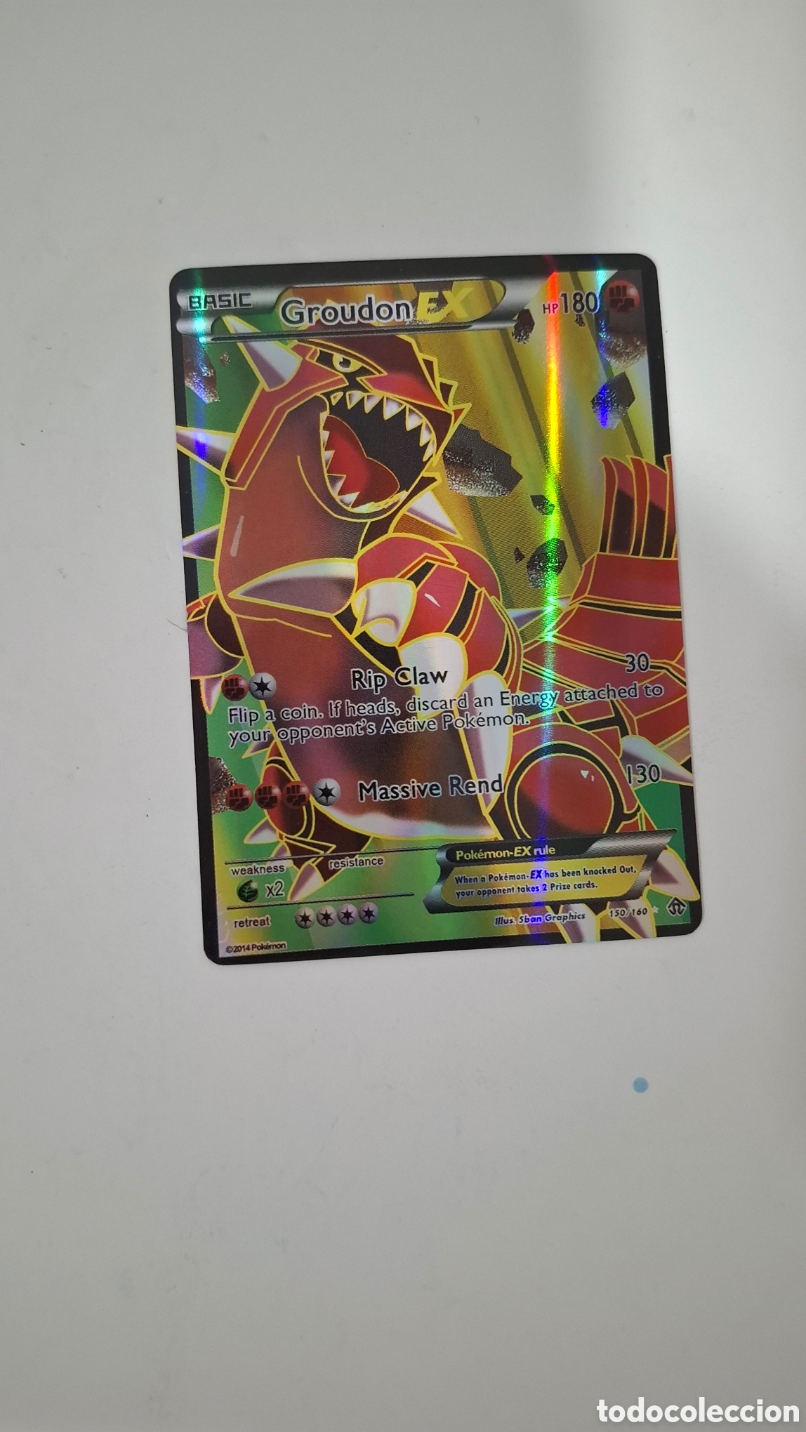 Trading cards: CARTA POKEMON CARD GROUDON EX