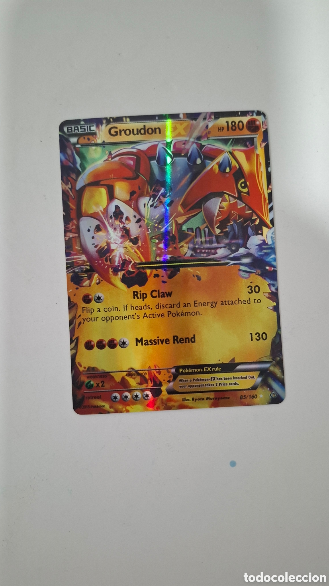Trading cards: CARTA POKEMON CARD GROUDON EX