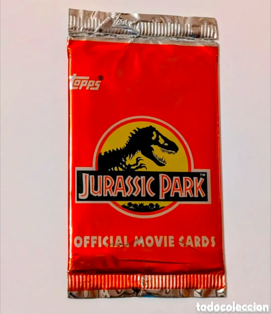 Trading cards: Raro sobre cromos cards sin abrir Jurassic Park. Oficial Movie Cards. Topps