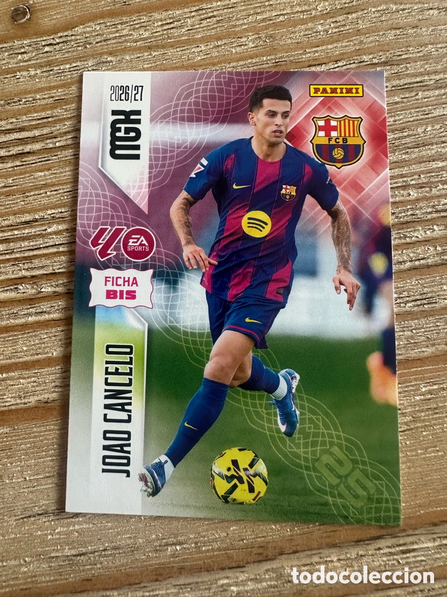 Sammelkarten: JOAO CANCELO FC BARCELONA 81 BIS 2&ordf; EDICION MEGACRACKS 2026/27 26-27 26 27 MGK PANINI