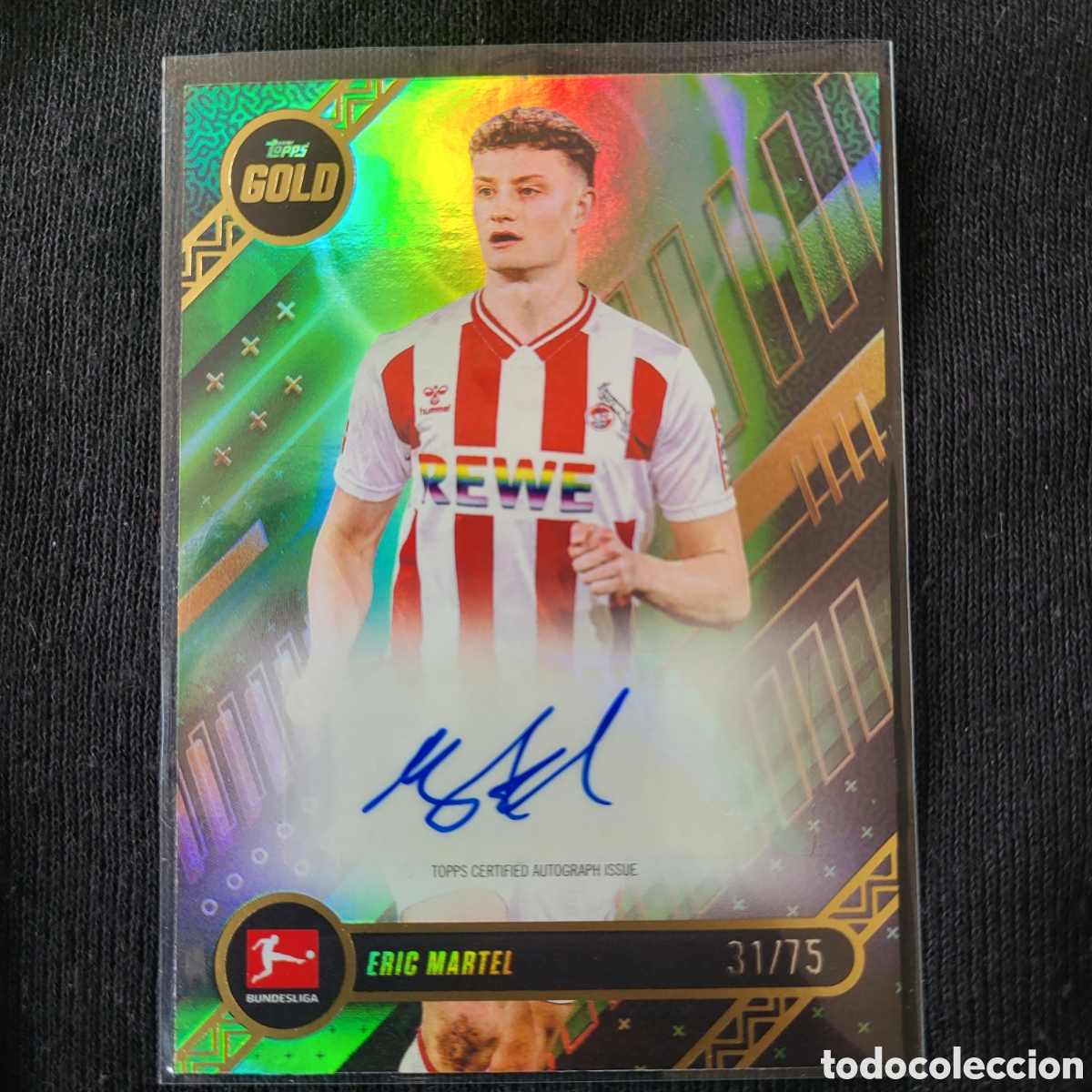 Sammelkarten: CS-EM Erik Martel Current Stars [Auto, Green] #/75 / Topps Gold Bundesliga 2026