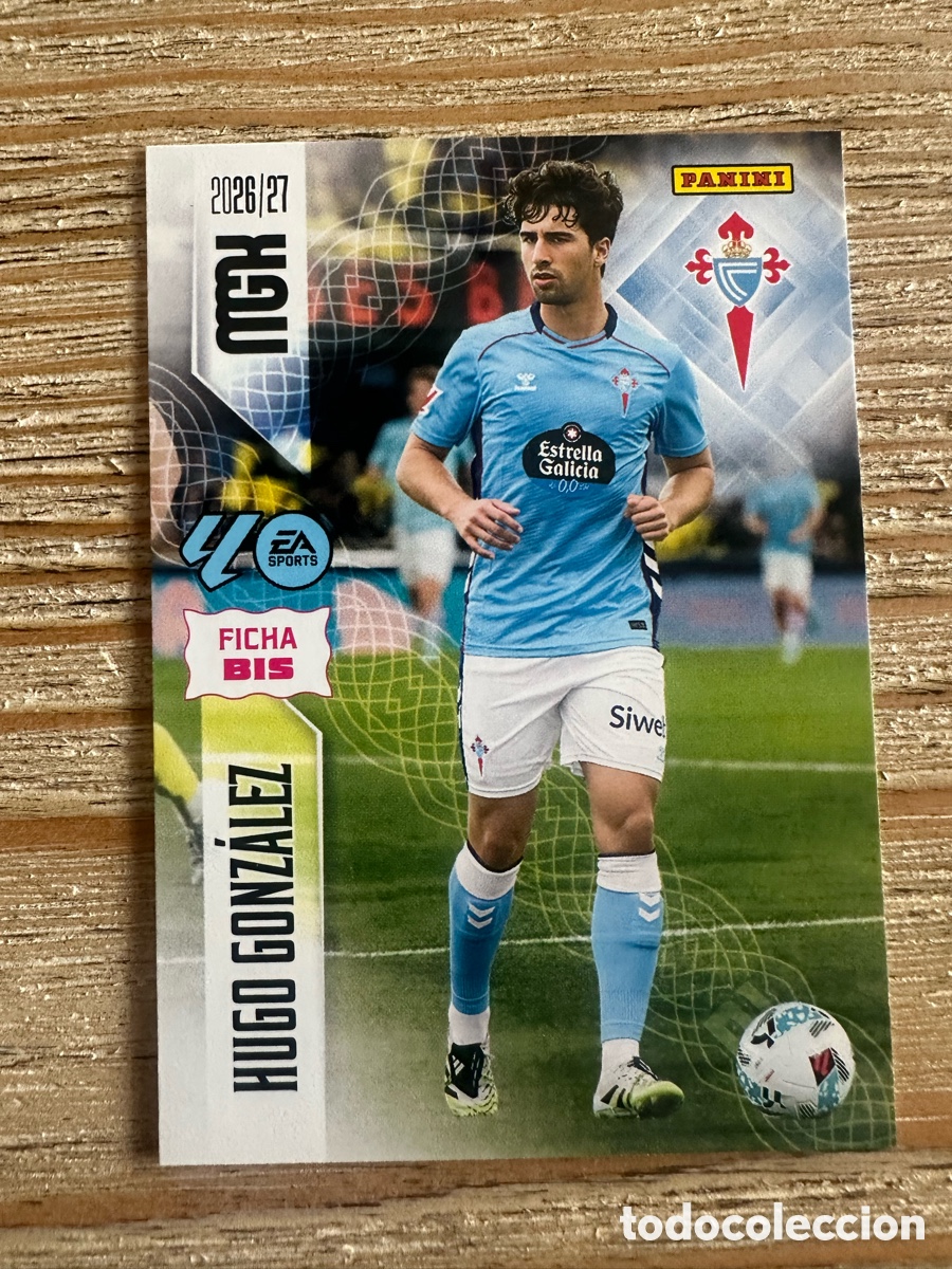 Trading cards: HUGO GONZALEZ CELTA DE VIGO 123 BIS 2&ordf; EDICION MEGACRACKS 2026/27 26-27 26 27 MGK PANINI