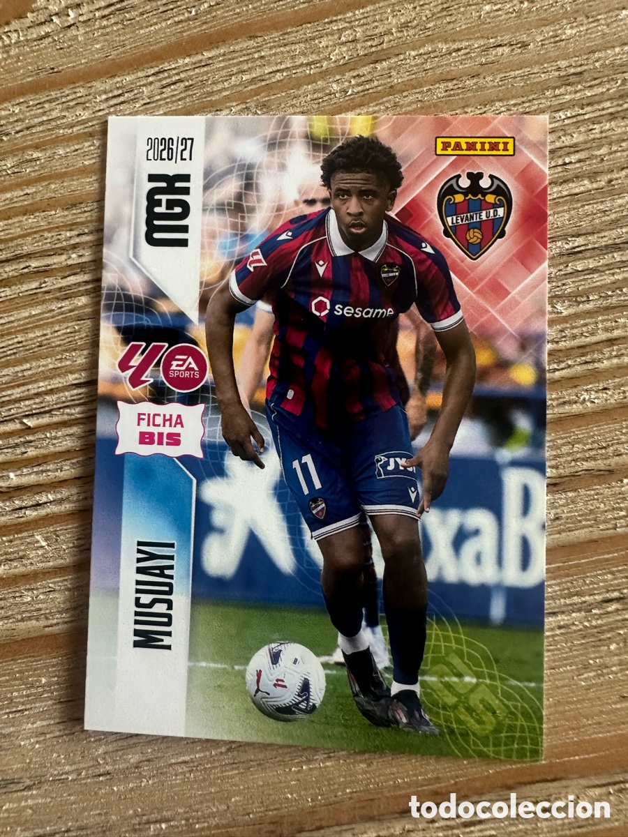 Trading cards: MUSUAYI LEVANTE 215 BIS 2&ordf; EDICION MEGACRACKS 2026/27 26-27 26 27 MGK PANINI