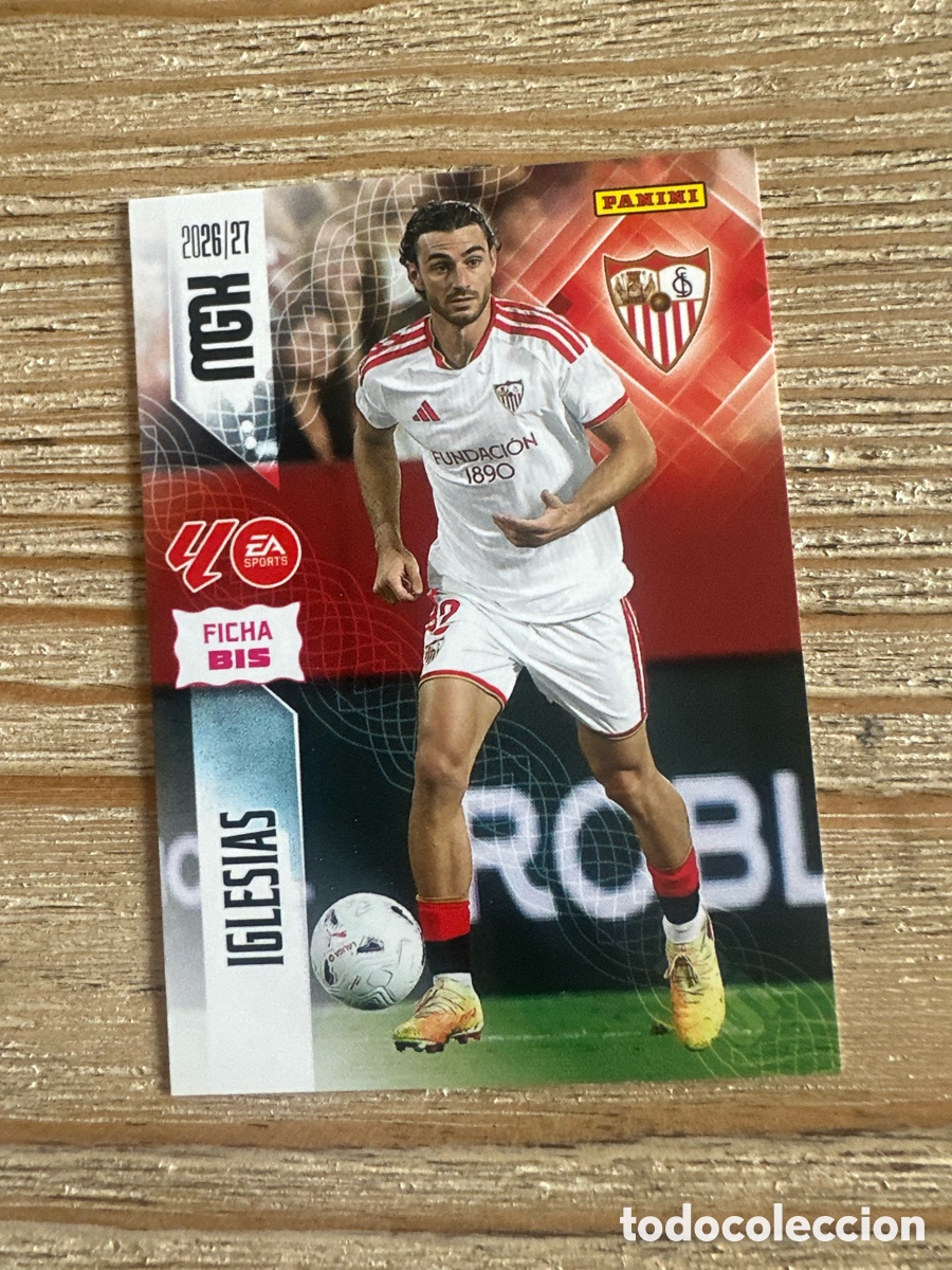 Trading cards: IGLESIAS SEVILLA 329 BIS 2&ordf; EDICION MEGACRACKS 2026/27 26-27 26 27 MGK PANINI