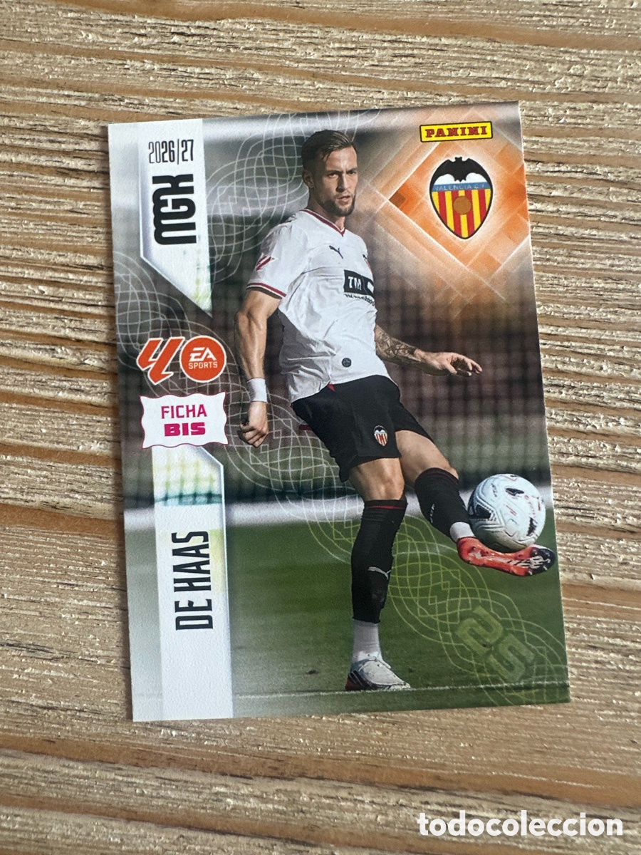 Trading cards: DE HAAS VALENCIA 350 BIS 2&ordf; EDICION MEGACRACKS 2026/27 26-27 26 27 MGK PANINI